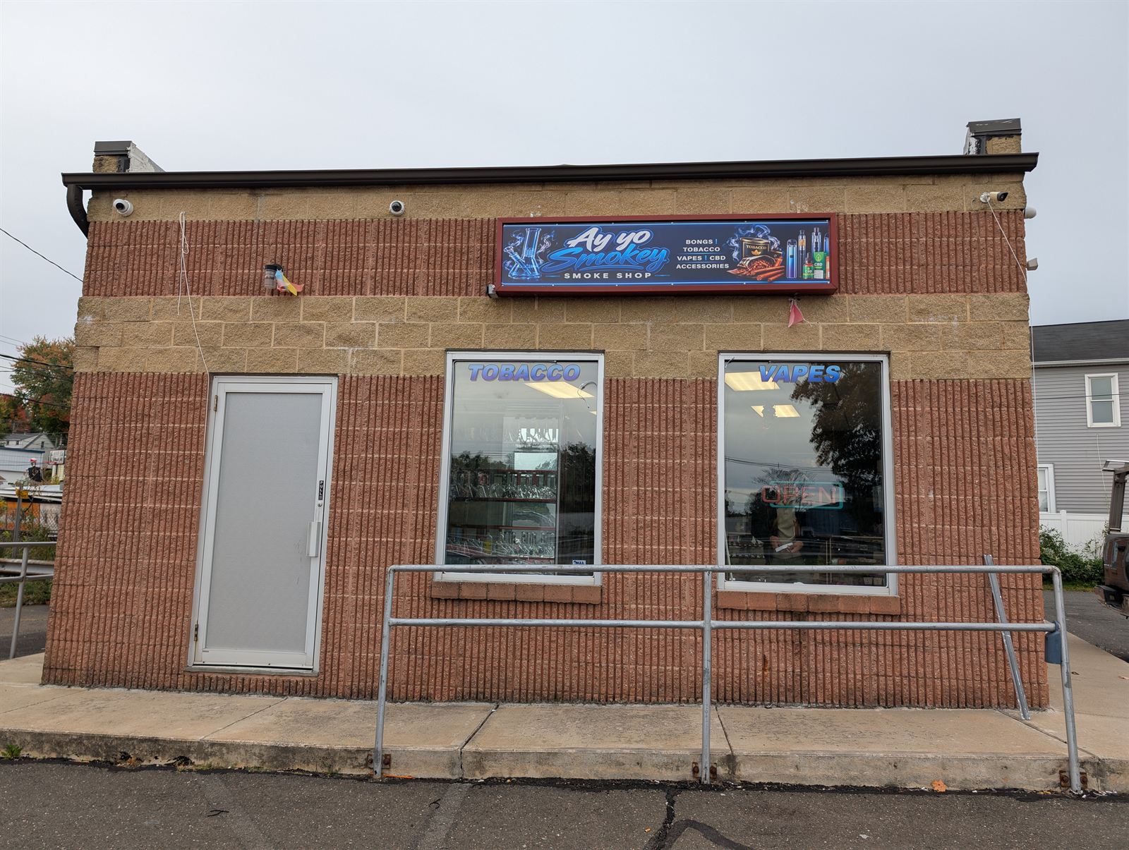 Street view of the Ay Yo Smokey storefront at 10 Willard Ave